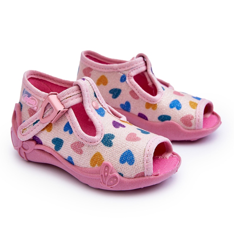 BEFADO S.A. Sandali con pantofole Befado Heart 213P140 Rosa