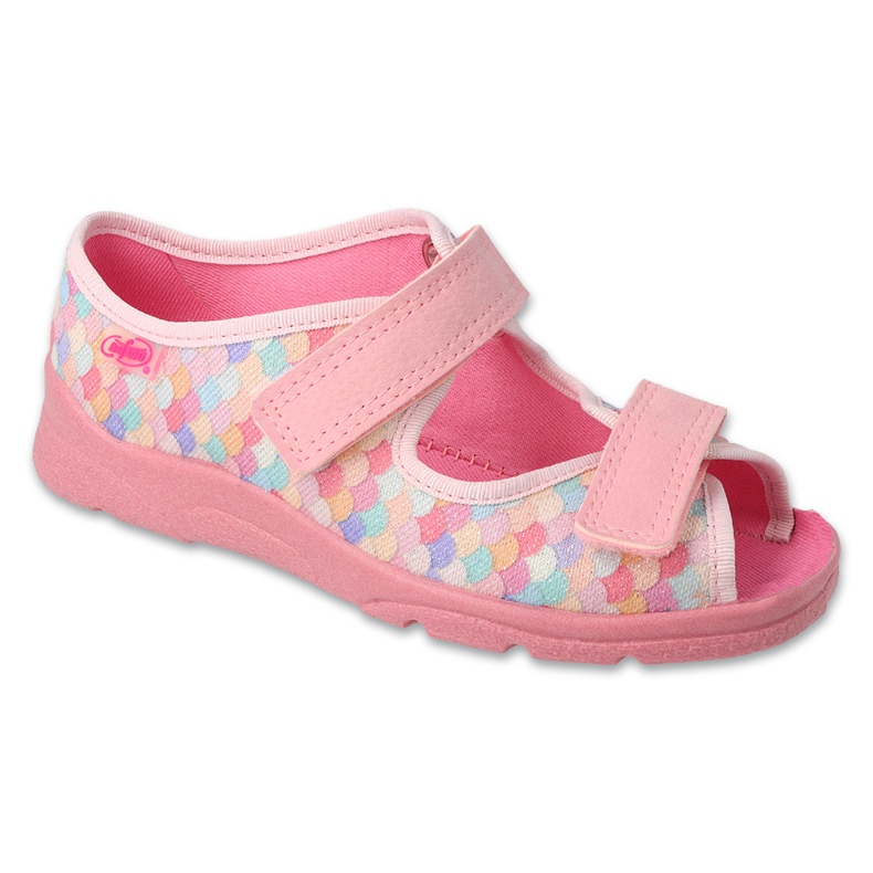 Sandali da bambino Befado con velcro 969Y169 rosa