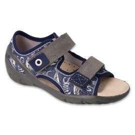 Scarpe per bambini Befado pu 065X192 grigio