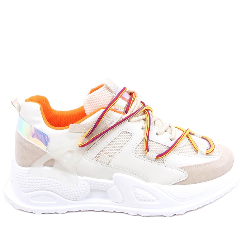 Scarpe da ginnastica Farey Beige bianca