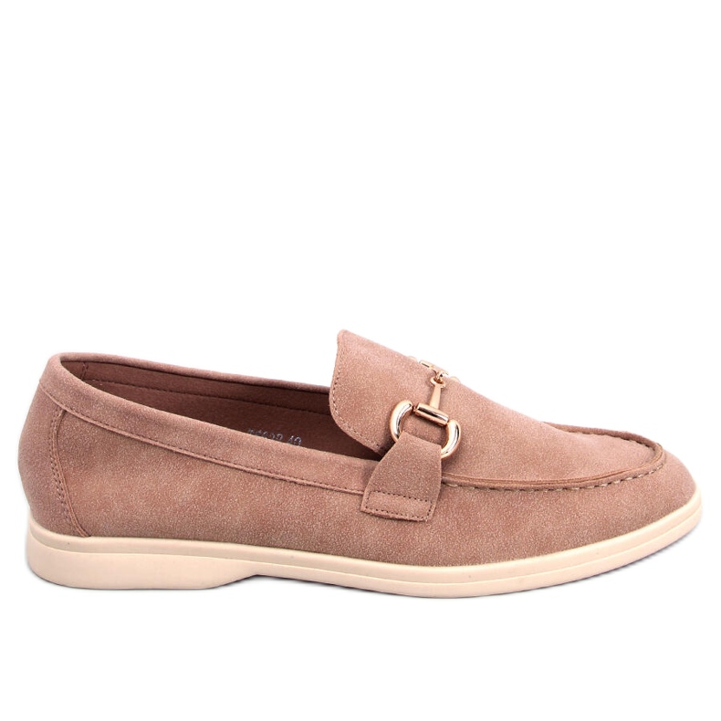 Mocassini da donna Milva Khaki beige