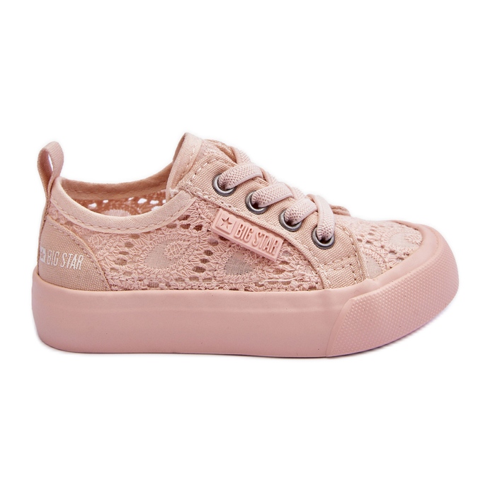 Sneakers traforate Big Star JJ374130 Nude rosa