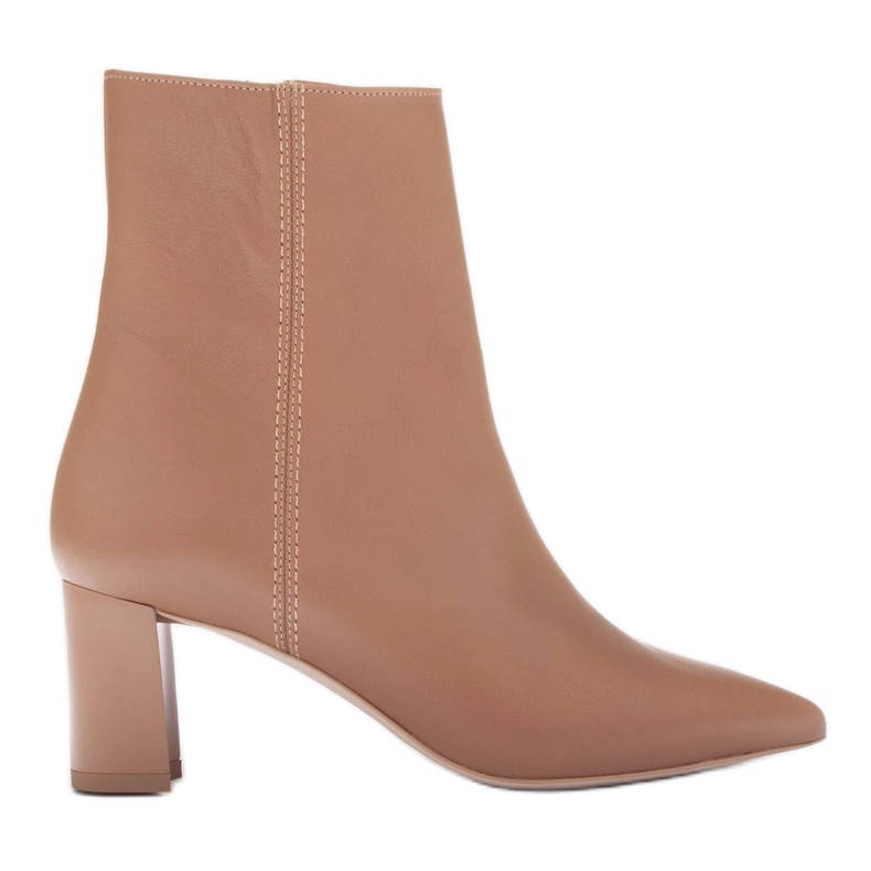 Stivaletti eleganti in pelle Marco Shoes 2363B-755-1 beige