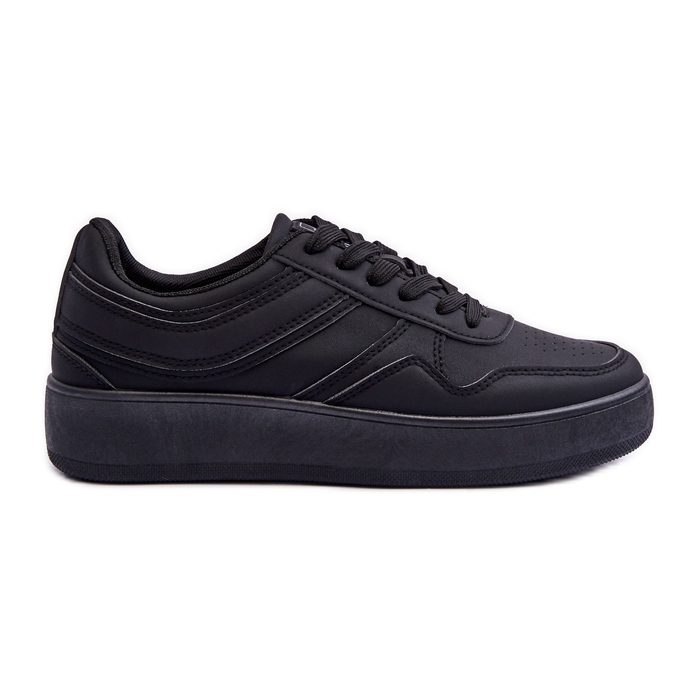 PE1 Scarpe Sportive Da Donna Su Piattaforma Pudina Nere nero