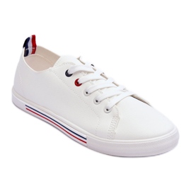 PE1 Scarpe Sportive in Pelle da Donna Bianco Mosaia