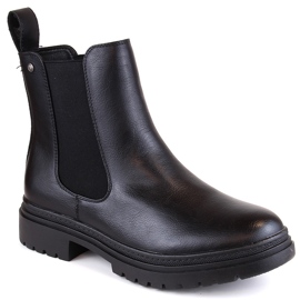Stivaletti Chelsea da donna, neri, Potocki SZ12201 nero