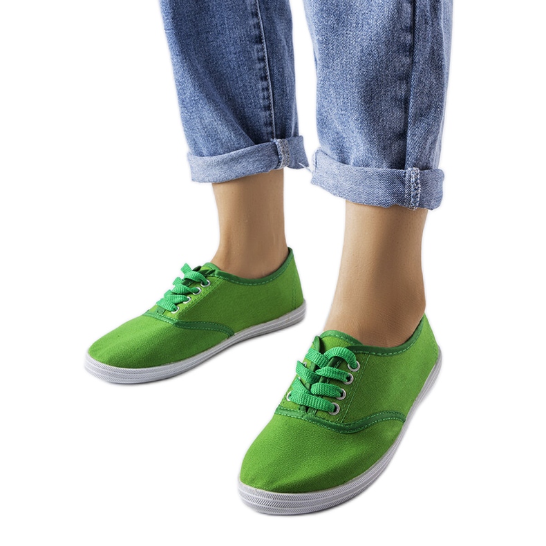 Scarpe da ginnastica verdi Wang verde