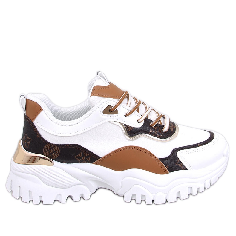 Sneakers con zeppa Nesbit bianche bianca