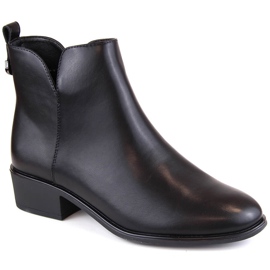 Stivaletti Chelsea isolanti da donna, neri, Sergio Leone BT606 nero