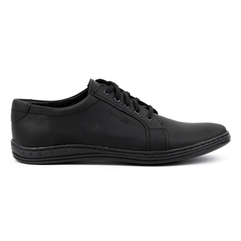 Polbut Scarpe stringate da uomo in pelle 320N, nere nero