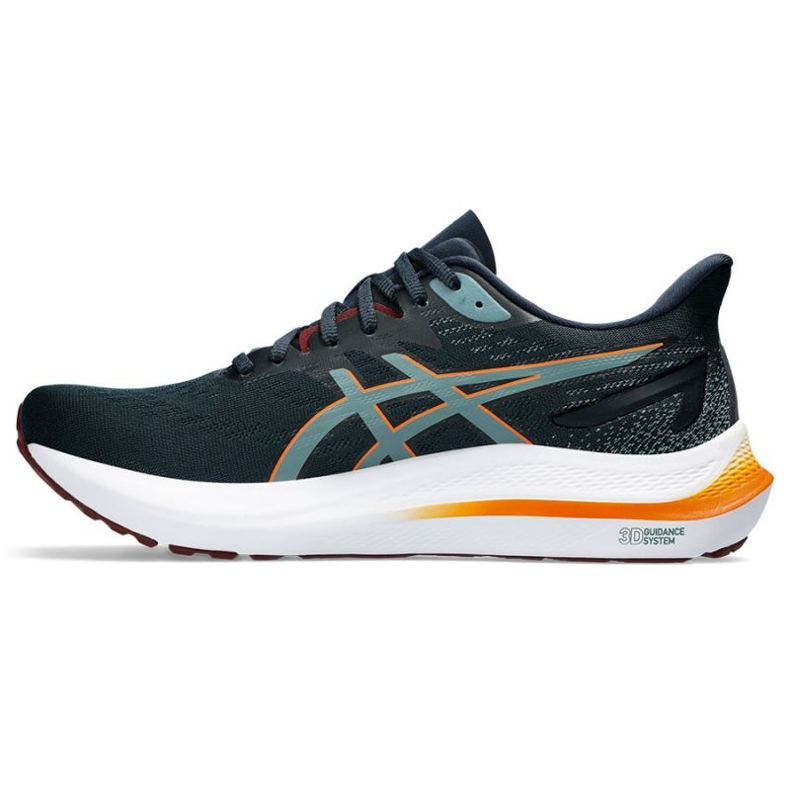 Scarpe da corsa Asics GT-2000 12 M 1011B691 401 Blu francese verde