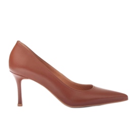 Marco Shoes Tacchi in nappa marrone