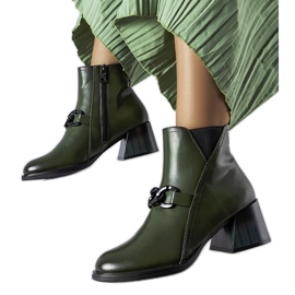 Stivaletti eleganti verdi di Vinceza verde