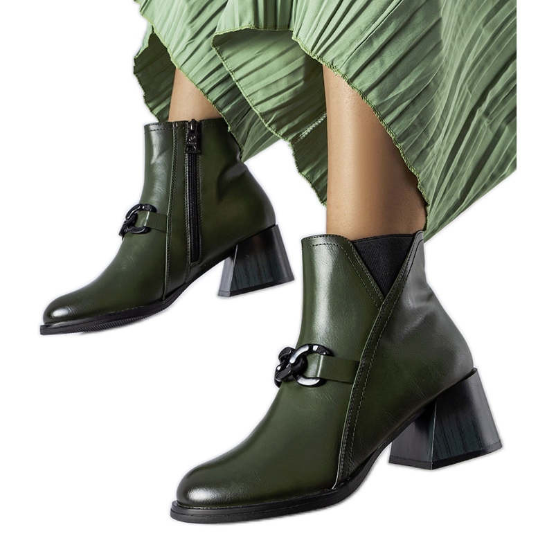 Stivaletti eleganti verdi di Vinceza verde