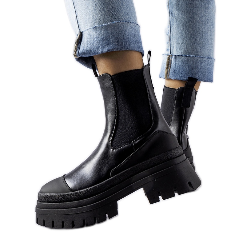 Stivaletti slip-on Wexford neri massicci nero