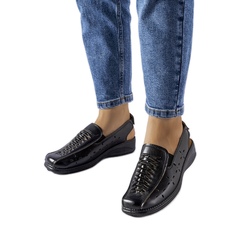 Sandali traforati Glafi neri nero