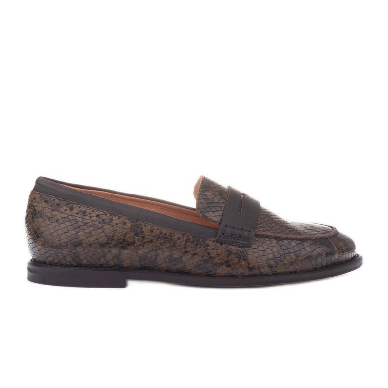 Marco Shoes Mocassini realizzati in pelle naturale marrone