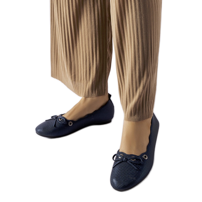 Ballerine Toft blu navy