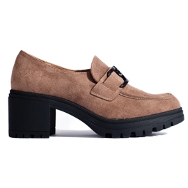 Vinceza Scarpe col tacco Shelovet in camoscio beige scuro