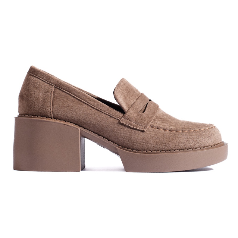 Scarpe da donna Shelovet in camoscio beige