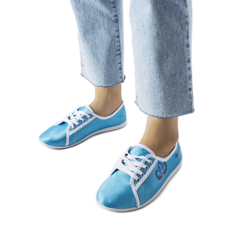 Sneakers da donna Woodstock blu