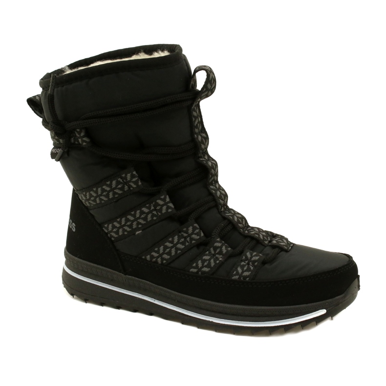 Stivali da neve femminile Progress Progj-20-02 Stivali neri nero