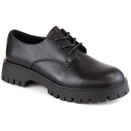 Scarpe oxford nere da donna Sergio Leone PB201 nero