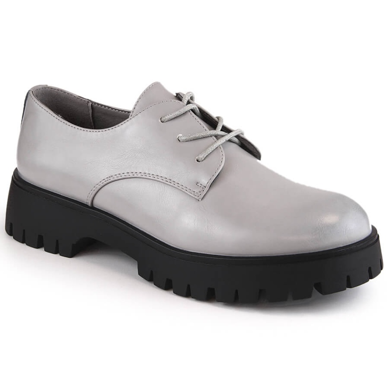 Scarpe oxford grigie da donna Sergio Leone PB201 grigio