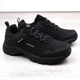 Scarpe sportive softshell da trekking per giovani Black American Club nero