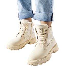 Stivali da donna isolanti beige di Foca