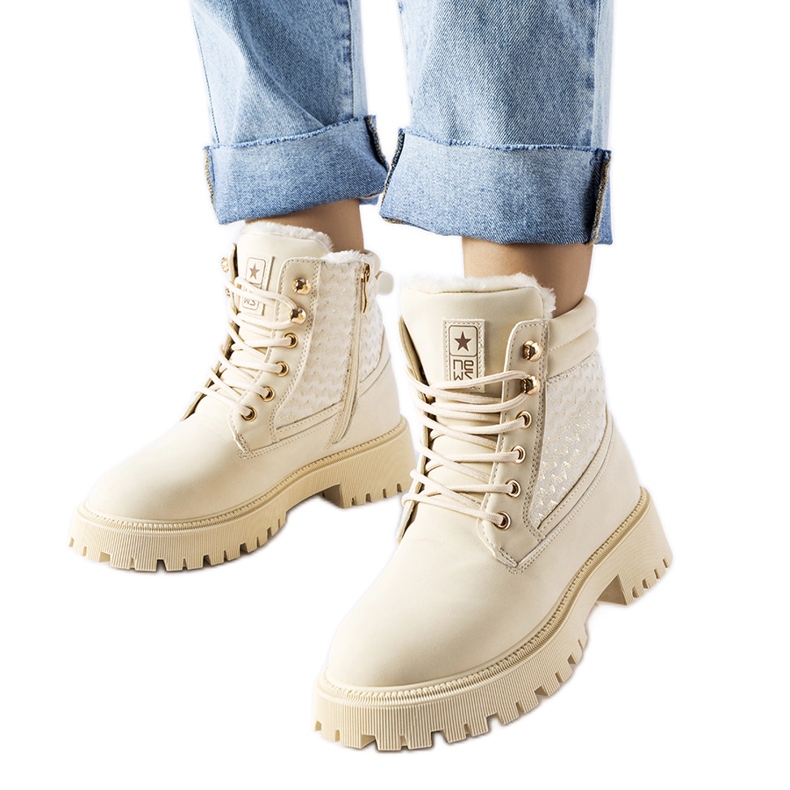 Stivali da donna isolanti beige di Foca