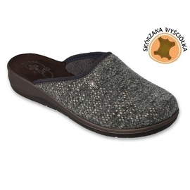 Ciabatte da donna Dr.ORTO Befado con inserto in pelle 133D002, grigio