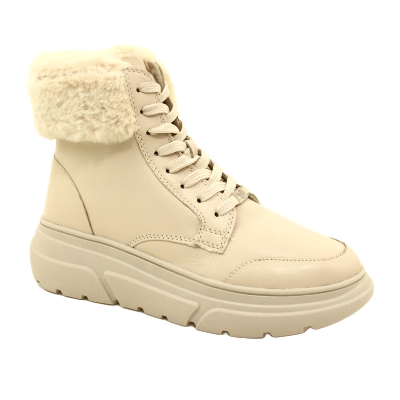 Stivali da donna Caprice con pelliccia 9-26220-41 144 beige