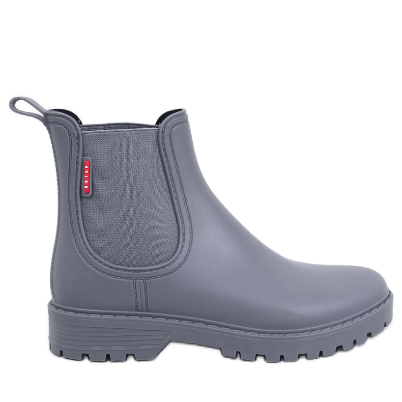 Stivali Chelsea grigio braun