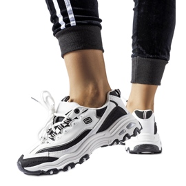 Sneakers sportive bianche e nere di Kouri bianco