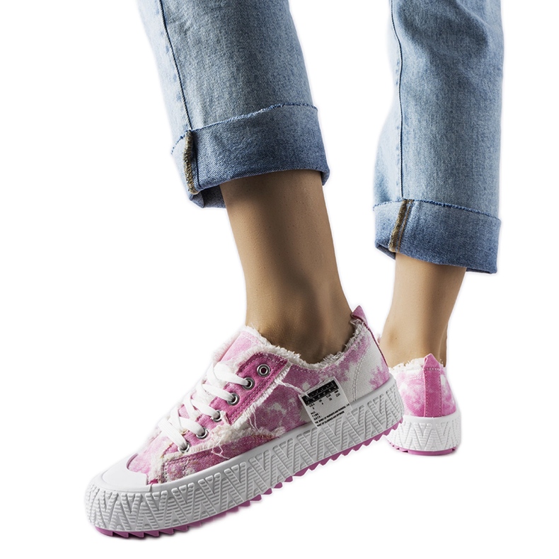 Inna Sneakers blu con abrasioni di Safiy