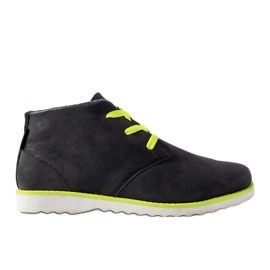 Scarpe da uomo Haytham nere e fluo nero