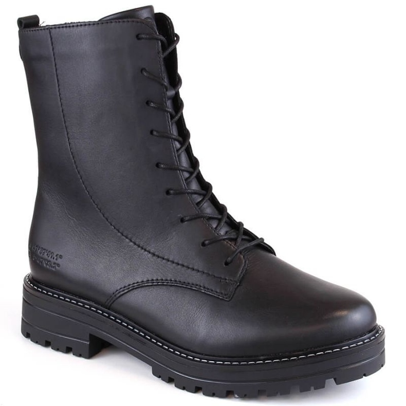 Rieker Comodi stivali in pelle isolanti Remonte W RKR622 neri nero