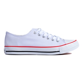 Classiche sneakers Shelovet da donna bianche bianco