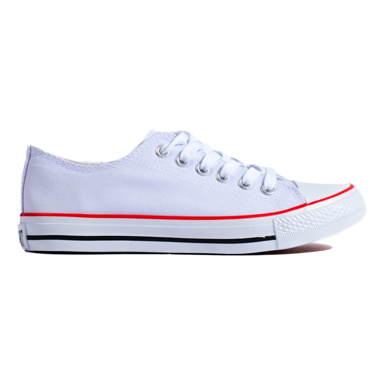 Classiche sneakers Shelovet da donna bianche bianca