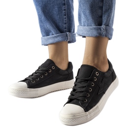 Inna Sneakers Padovano in tessuto nero