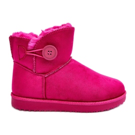 Stivali da neve da donna isolanti con decorazione Siriol fucsia rosa