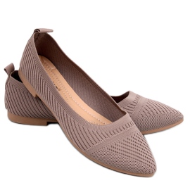 Ballerine in tessuto Kayla Khaki beige