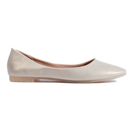 Ballerine da donna beige realizzate in ecopelle Shelovet