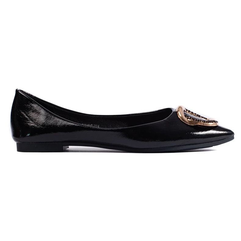 Ballerine da donna in vernice di Shelovet nero