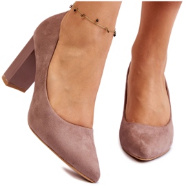 Seastar Décolleté in pelle scamosciata con tacchi alti beige alla moda