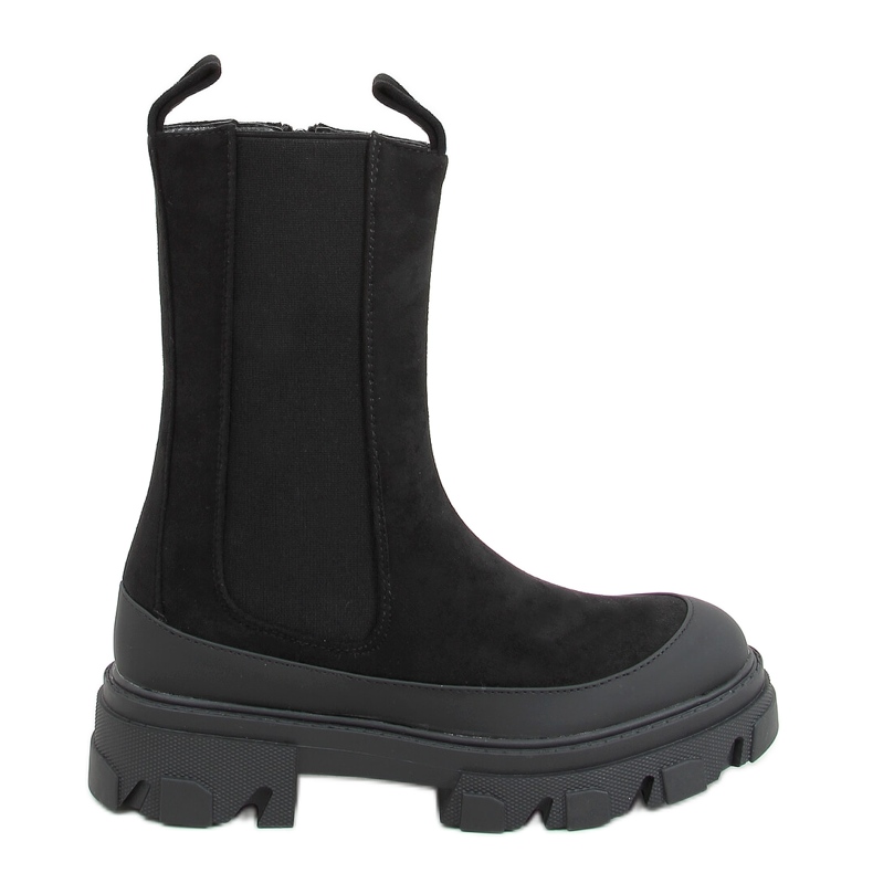 Stivaletti Chelsea alti Telma Black nero