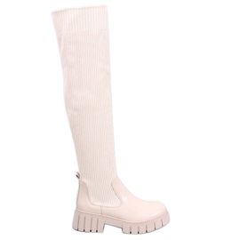 Stivali con tomaia flessibile Rozier Beige