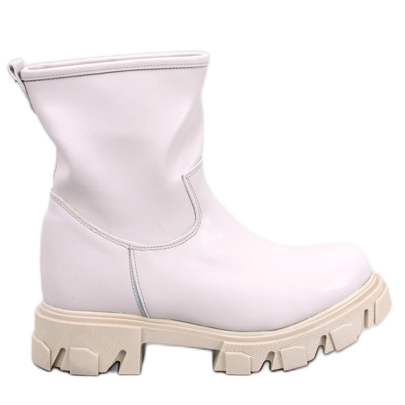 Grants Stivaletti beige con suola spessa