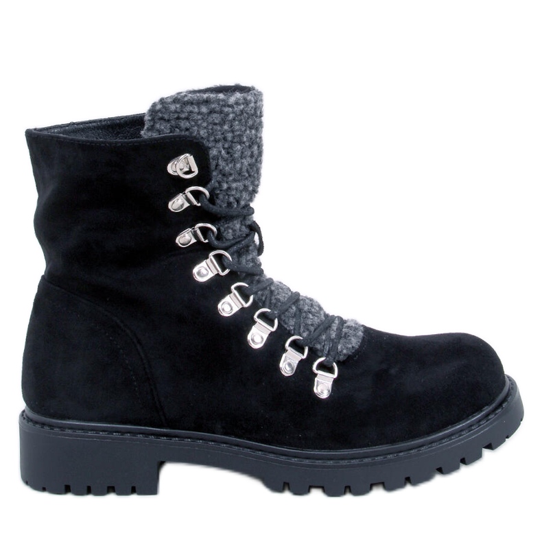 Gambali Stivaletti stringati neri nero